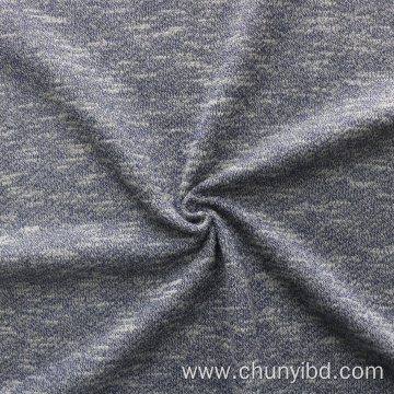 High Quality Comfortable Good Breathability Cationic Dyed Knitted Loose French Terry Fabric For Early Autumn Garment/Suit